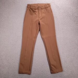 GAP Pants Size 2 Skinny Mid Rise Bronze Brown Ponte‎ Stretch Double Knit